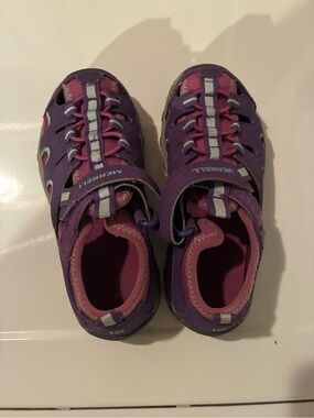 Merrell Kids Purple and Pink Closed-Toe Sport Sandals